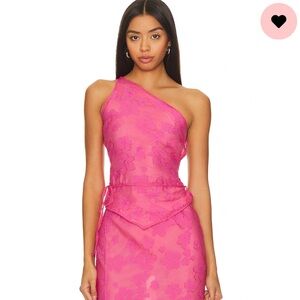 MUSIER PARIS Camino Top in Pink